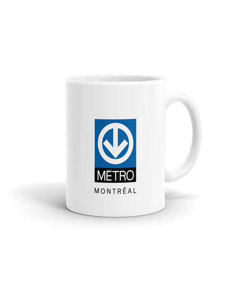 CUP- Montreal Metro map (White)