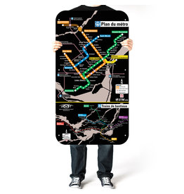 Official Montreal Metro map - 2004 version