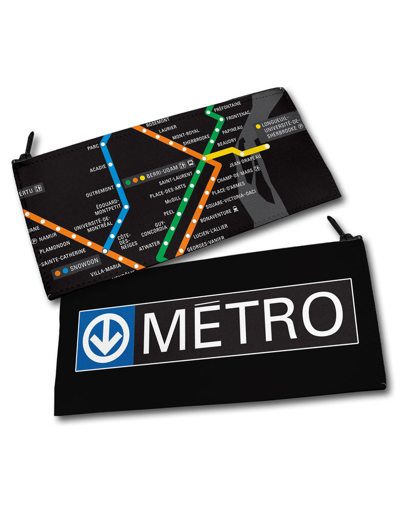 Pencil case - Metro map / Logo