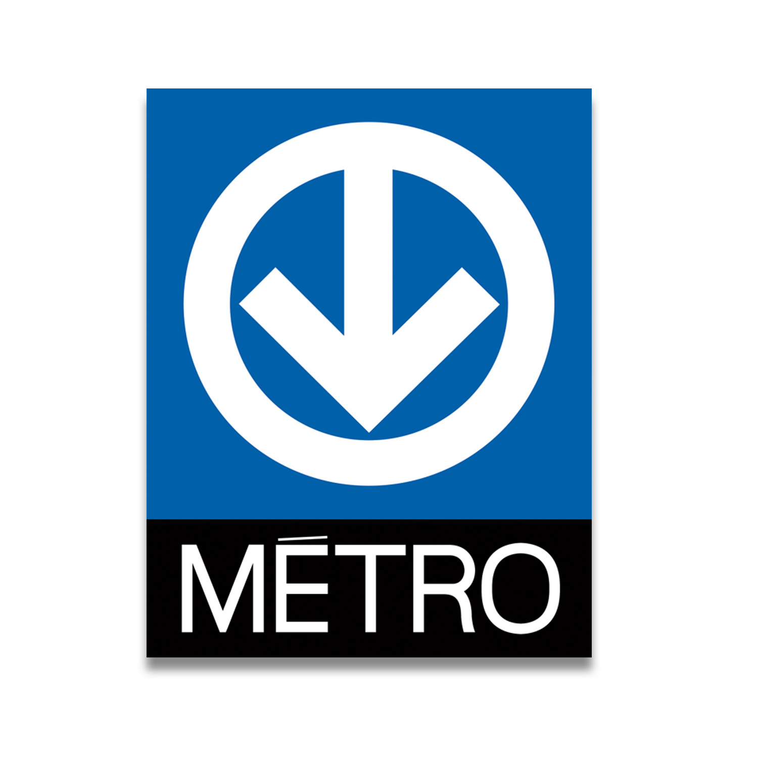 Acrylic frame - Metro logo - Boutique STM