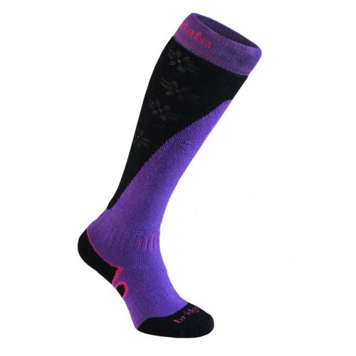 BRIDGEDALE BRIDGEDALE SKI MIDWEIGHT + DARK PURPLE -141 BRIDGEDALE BRIDGEDALE SKI MIDWEIGHT + DARK PURPLE -141