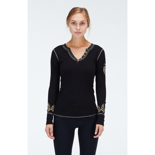 ALP-N-ROCK ALP-N-ROCK WINTER LUXE II HENLEY SHIRT (19/20) BLACK ALP-N-ROCK ALP-N-ROCK WINTER LUXE II HENLEY SHIRT (19/20) BLACK