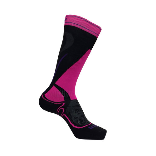 BRIDGEDALE Bridgedale Ski Mw Wmn (20/21) 077 Black/Fluo Pink BRIDGEDALE Bridgedale Ski Mw Wmn (20/21) 077 Black/Fluo Pink