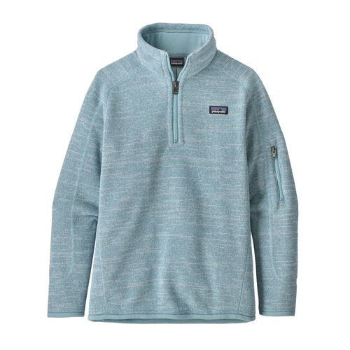 PATAGONIA PATAGONIA GIRLS’ BETTER SWEATER® 1/4-ZIP (19/20) BIG SKY BLUE-000-BSBL PATAGONIA PATAGONIA GIRLS’ BETTER SWEATER® 1/4-ZIP (19/20) BIG SKY BLUE-000-BSBL