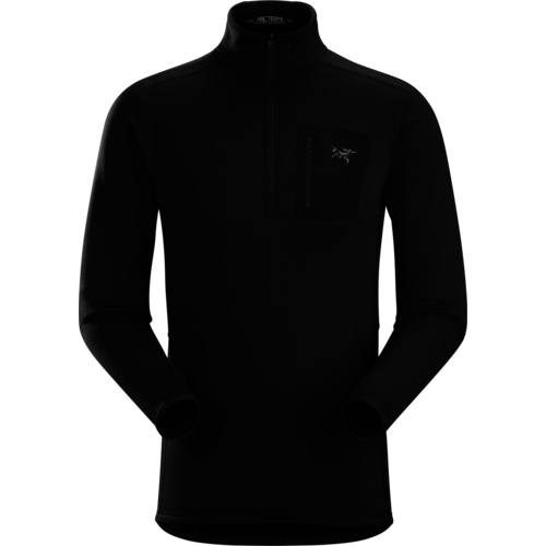 ARCTERYX Arc'Teryx Rho Ar Zip Neck Mens (20/21) Black ARCTERYX Arc'Teryx Rho Ar Zip Neck Mens (20/21) Black
