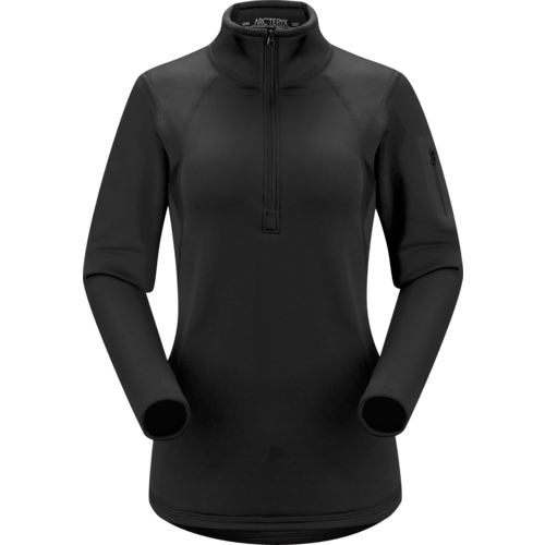 ARCTERYX Arc'Teryx Rho Ar Zip Neck Womens (20/21) Black ARCTERYX Arc'Teryx Rho Ar Zip Neck Womens (20/21) Black