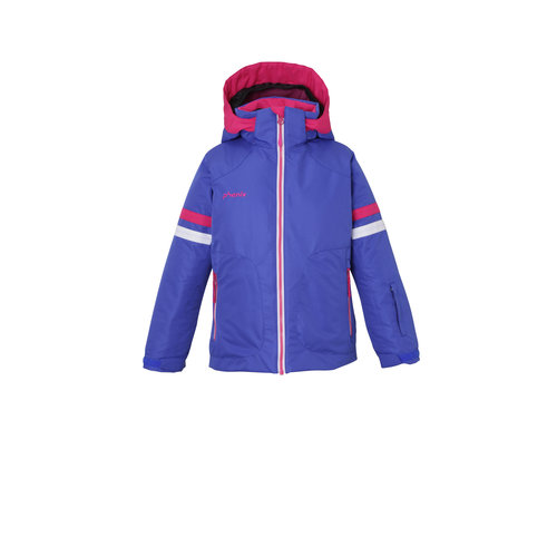 PHENIX PHENIX SNOW DAISY KID'S JACKET WITH SNOWFLAKE KID'S SALOPETTE PANTS (19/20) BM/PK PHENIX PHENIX SNOW DAISY KID'S JACKET WITH SNOWFLAKE KID'S SALOPETTE PANTS (19/20) BM/PK