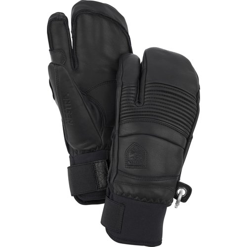 HESTRA Hestra Leather Fall Line - 3 Finger (20/21) Black-100 HESTRA Hestra Leather Fall Line - 3 Finger (20/21) Black-100