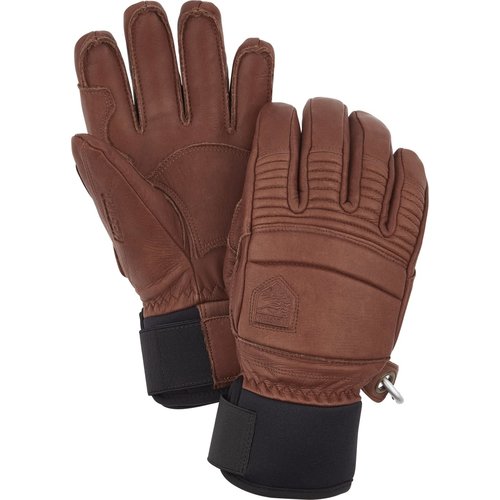 HESTRA HESTRA LEATHER FALL LINE - 5 FINGER (19/20) BROWN-750 HESTRA HESTRA LEATHER FALL LINE - 5 FINGER (19/20) BROWN-750