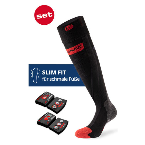 LENZ Lenz SET Lithium pack rcB 1200+heat sock 5.0 Toecap SLIMFIT (Merino and Silk) LENZ Lenz SET Lithium pack rcB 1200+heat sock 5.0 Toecap SLIMFIT (Merino and Silk)