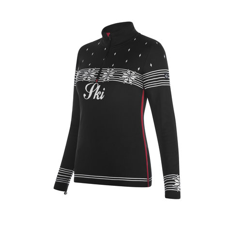 NEWLAND NEWLAND ANNE LADY T-NECK (19/20) BLACK/WHITE-0108 NEWLAND NEWLAND ANNE LADY T-NECK (19/20) BLACK/WHITE-0108