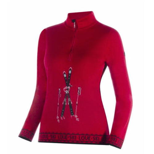 NEWLAND NEWLAND MAZ LADY T-NECK (19/20) RED/BLACK-0153 NEWLAND NEWLAND MAZ LADY T-NECK (19/20) RED/BLACK-0153