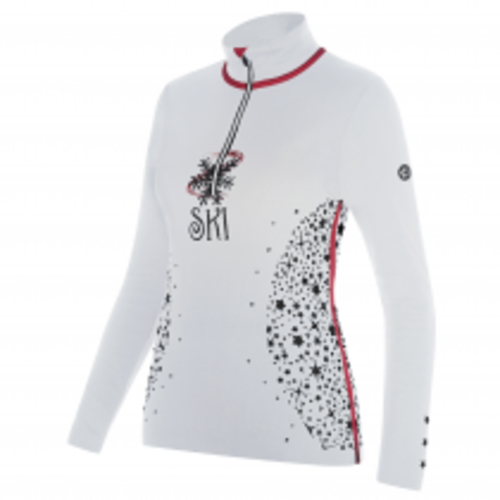 NEWLAND NEWLAND NORMA LADY T-NECK (19/20) WHITE/BLACK-0091 NEWLAND NEWLAND NORMA LADY T-NECK (19/20) WHITE/BLACK-0091