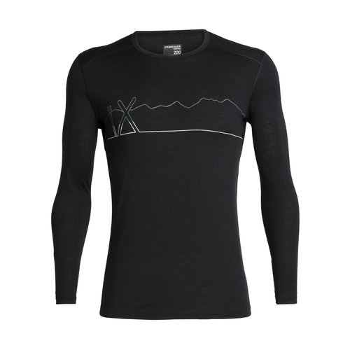 ICEBREAKER ICEBREAKER MENS 200 OASIS LS CREWE SINGLE LINE SKI (19/20) BLACK-1 ICEBREAKER ICEBREAKER MENS 200 OASIS LS CREWE SINGLE LINE SKI (19/20) BLACK-1