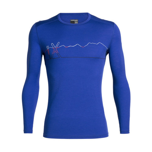 ICEBREAKER ICEBREAKER MENS 200 OASIS LS CREWE SINGLE LINE SKI (19/20) SURF-433 ICEBREAKER ICEBREAKER MENS 200 OASIS LS CREWE SINGLE LINE SKI (19/20) SURF-433