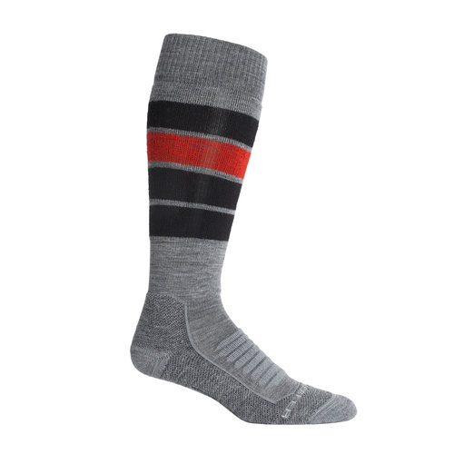 ICEBREAKER ICEBREAKER MENS SKI+ MEDIUM OTC HERITAGE STRIPE (19/20) GRITSTONE HTHR-13 *Final Sale* ICEBREAKER ICEBREAKER MENS SKI+ MEDIUM OTC HERITAGE STRIPE (19/20) GRITSTONE HTHR-13 *Final Sale*