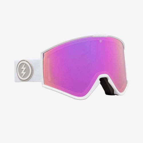 ELECTRIC ELECTRIC KLEVELAND MATTE WHITE-BROSE/PINK CHROME+JET BLACK (BRPC) (19/20) ELECTRIC ELECTRIC KLEVELAND MATTE WHITE-BROSE/PINK CHROME+JET BLACK (BRPC) (19/20)