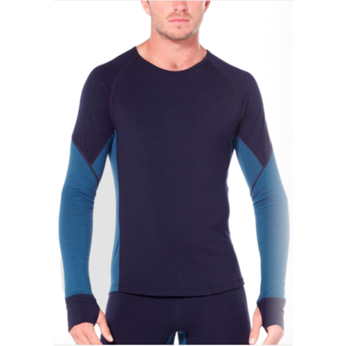 ICEBREAKER ICEBREAKER MENS 260 ZONE LS CREWE (19/20) MIDNIGHT NAVY/SURF-B04 ICEBREAKER ICEBREAKER MENS 260 ZONE LS CREWE (19/20) MIDNIGHT NAVY/SURF-B04