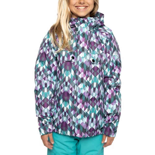 686 686 Youth Girls Dream Insulated Jacket (20/21) TEAL KALEIDOSCOPE-TEAL 686 686 Youth Girls Dream Insulated Jacket (20/21) TEAL KALEIDOSCOPE-TEAL