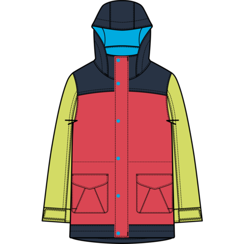 BURTON Burton Girls Elstar Parka Jacket (20/21) Hibiscus/Limade-650 *Final Sale* BURTON Burton Girls Elstar Parka Jacket (20/21) Hibiscus/Limade-650 *Final Sale*