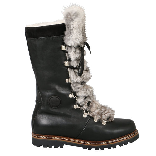 AMMANN Ammann Malix (20/21) Black Leather & Grey Rabbitfur Tongue AMMANN Ammann Malix (20/21) Black Leather & Grey Rabbitfur Tongue