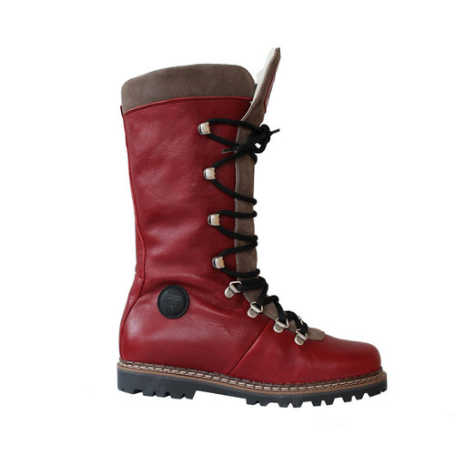 AMMANN Ammann Malix (20/21) Red Leather & Taupe Suede Tongue AMMANN Ammann Malix (20/21) Red Leather & Taupe Suede Tongue