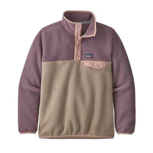 Patagonia Patagonia Girls' Lw Synch Snap-T P/O (20/21) Furry Taupe-Fryt Patagonia Patagonia Girls' Lw Synch Snap-T P/O (20/21) Furry Taupe-Fryt