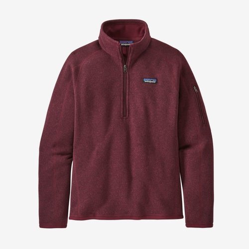 Patagonia Patagonia W'S Better Sweater 1/4 Zip (20/21) Chicory Red-Chir *Final Sale* Patagonia Patagonia W'S Better Sweater 1/4 Zip (20/21) Chicory Red-Chir *Final Sale*