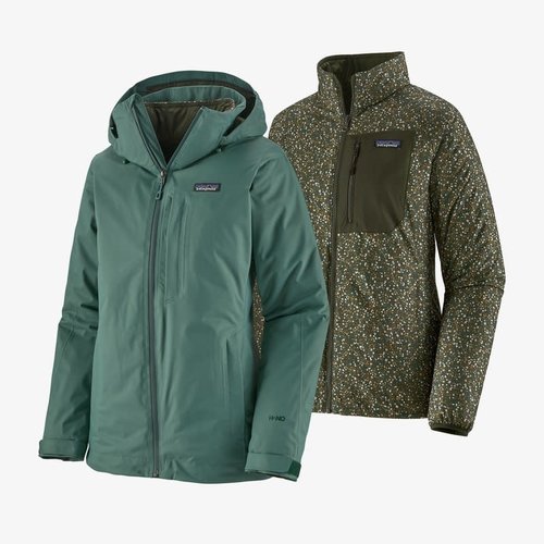 PATAGONIA Patagonia W'S 3-In-1 Snowbelle Jkt (20/21) Regen Green-Regg PATAGONIA Patagonia W'S 3-In-1 Snowbelle Jkt (20/21) Regen Green-Regg