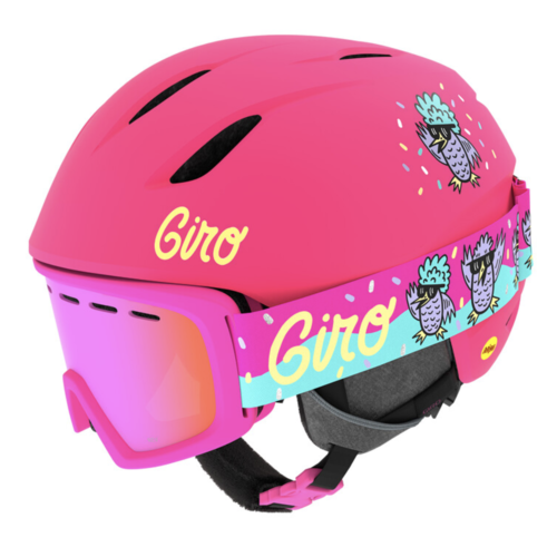 GIRO Giro Launch Cp (20/21) Matte Bright Pink/Disco Birds GIRO Giro Launch Cp (20/21) Matte Bright Pink/Disco Birds