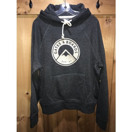 Gates And Boards G&B Mens Hoody - Heather Black *Final Sale* Gates And Boards G&B Mens Hoody - Heather Black *Final Sale*