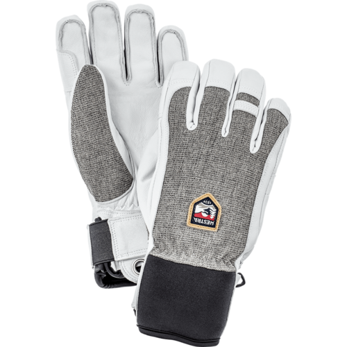 HESTRA Hestra Army Leather Patrol - 5 Finger (20/21) Light Grey-320 HESTRA Hestra Army Leather Patrol - 5 Finger (20/21) Light Grey-320