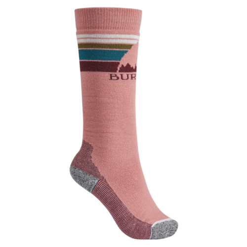 Burton Burton Kids' Emblem Midweight Sock (21/22) Georgia Peach-651 Burton Burton Kids' Emblem Midweight Sock (21/22) Georgia Peach-651