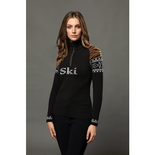 Newland Newland Gladis Sweater (21/22) Black / White-108 Newland Newland Gladis Sweater (21/22) Black / White-108