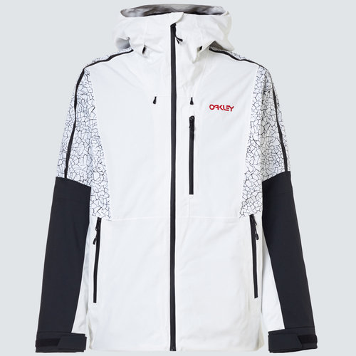 Oakley Oakley Tc Gunn Shell 2L Jacket (21/22) White/Crackle-9Em Oakley Oakley Tc Gunn Shell 2L Jacket (21/22) White/Crackle-9Em