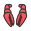 Crab Grab Crab Grab Mega Claw (24/25) Black Red OS