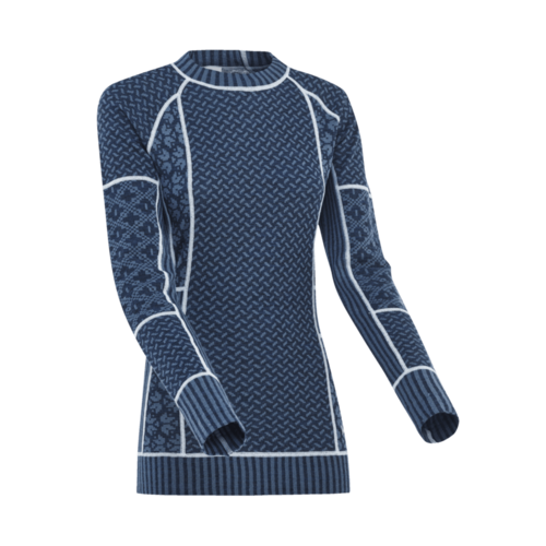 Kari Traa Kari Traa Smekker Wool Long Sleeve ‚ 100 % Merino Wool (21/22) Marin Kari Traa Kari Traa Smekker Wool Long Sleeve ‚ 100 % Merino Wool (21/22) Marin