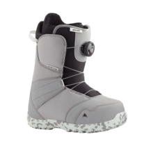 Burton Kids Zipline Boa Snowboard Boots (22/23) Gray/Neo-Mint