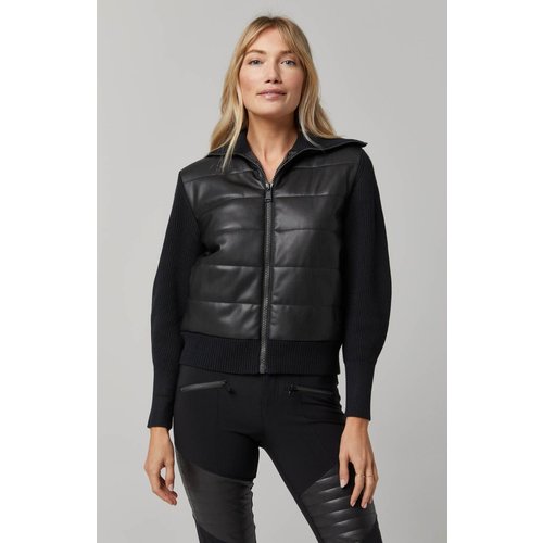Alp N Rock Alp-N-Rock Miva Hybrid Jacket (21/22) Black Leather-Lbl