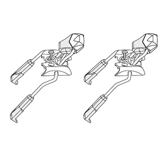 Look L2 BRAKE 2P B73 (Brake for NX bindings fits ski widths: 60-73mm)
