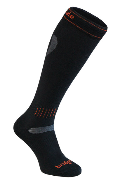 Bridgedale Ski Ultra Fit (24/25) Unisex-009 Black/Orange