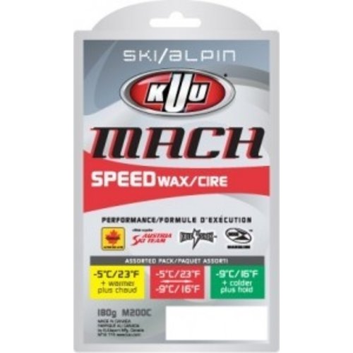 Kuu Mach+ - 3 Temperature Wax 180G Moist, Uni & Cold (22/23) Multi Kuu Mach+ - 3 Temperature Wax 180G Moist, Uni & Cold (22/23) Multi