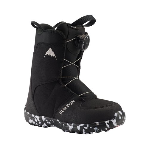 Burton Burton Kids Grom Boa Snowboard Boots (22/23) Black Burton Burton Kids Grom Boa Snowboard Boots (22/23) Black