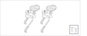 LOOK  L2 BRAKE 3P B100 (PAIR)