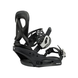 Burton Women's Scribe Re:Flex Snowboard Bindings (25/26) Black-A02