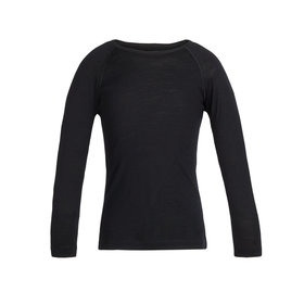 Icebreaker Kids Merino 200 Oasis LS Crewe (25/26) Black-1