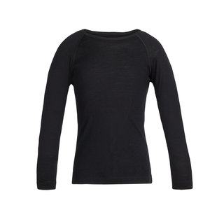 Icebreaker Kids Merino 200 Oasis LS Crewe (25/26) Black-1