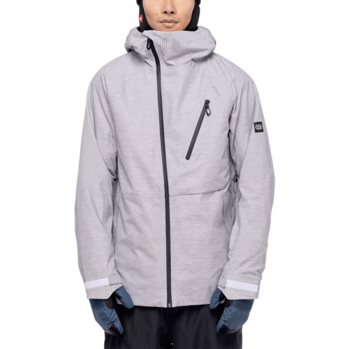 686 686 Mens Hydra Thermagraph Jacket (22/23) White Heather-Wht 686 686 Mens Hydra Thermagraph Jacket (22/23) White Heather-Wht