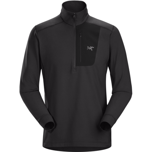 Arc'teryx Arc'Teryx Rho Lt Zip Neck Mens (22/23) Black-Blk Arc'teryx Arc'Teryx Rho Lt Zip Neck Mens (22/23) Black-Blk