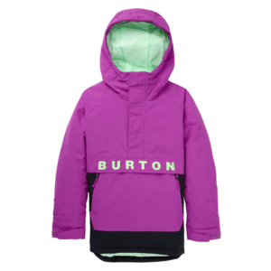 Burton Burton Kids Frostner 2L Anorak Jacket (22/23) Vivid Viola/True Black-500